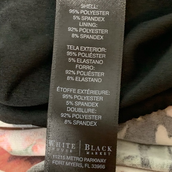 WHBM Tropical Floral Dress Size XS - Picture 9 of 15